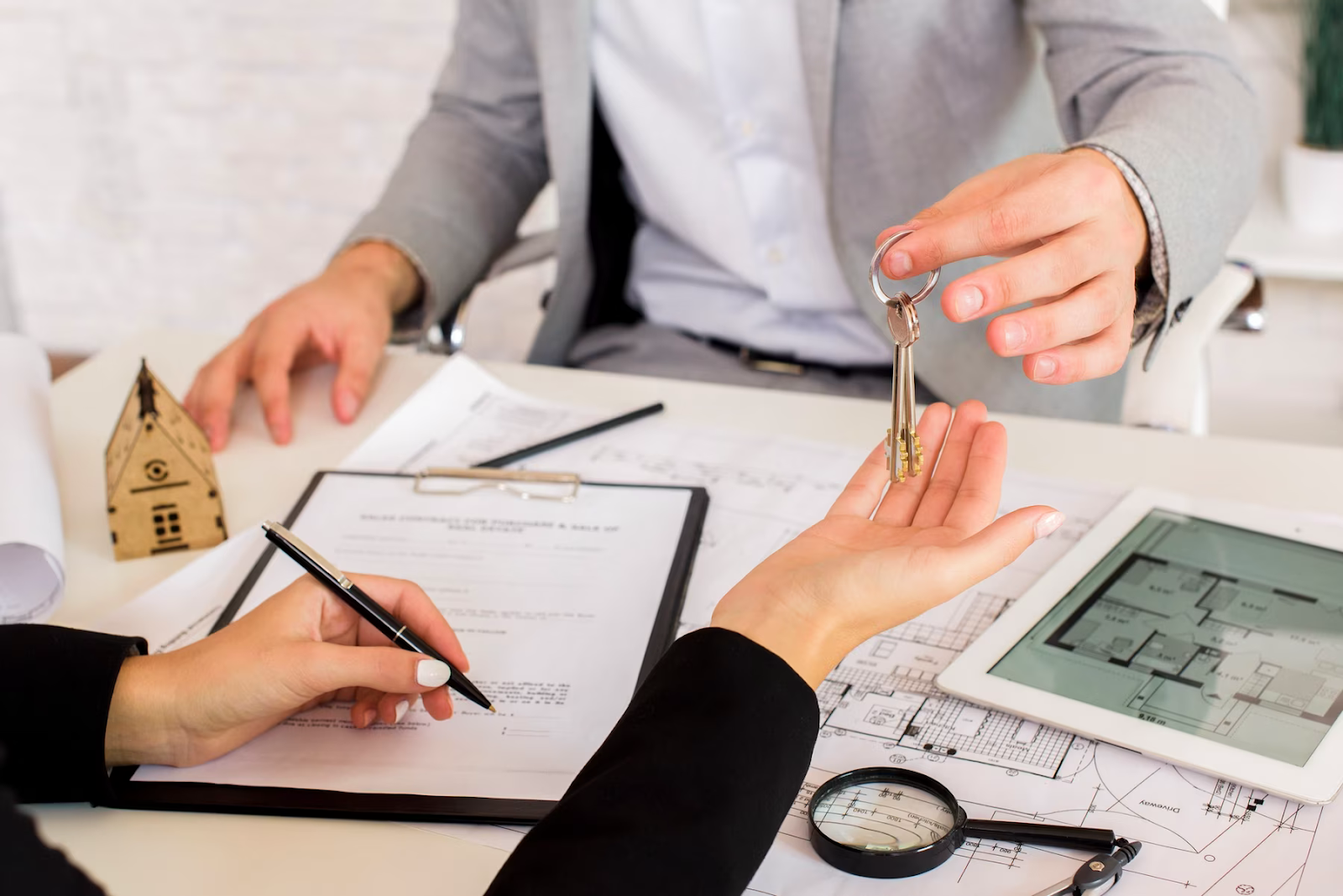 diverse one-on-one consultation